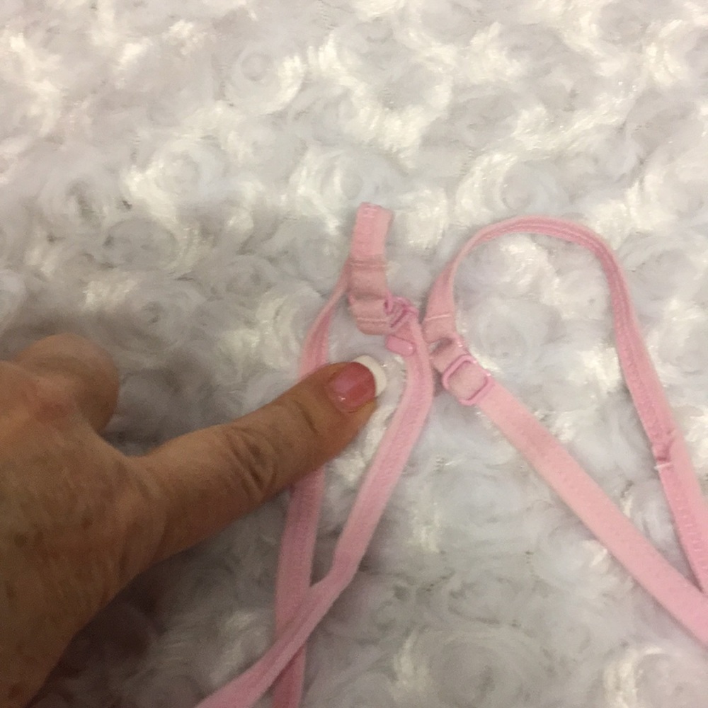 New TIE Die bra for teens or sports bra pink 2 WAY STRAPS SIZE MEDIUM - Picture 8 of 8